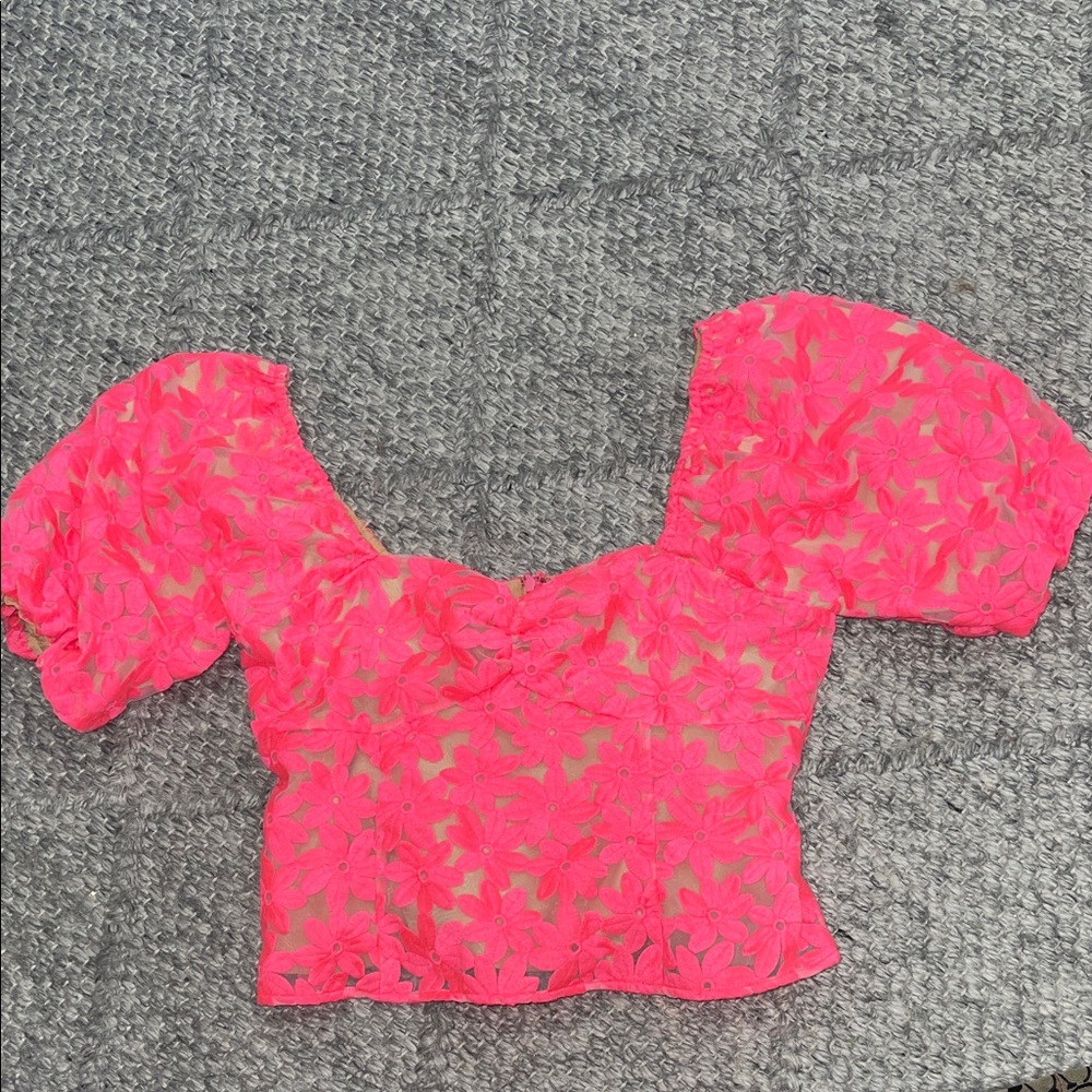 Adelyn Rae Pink top
